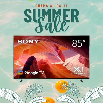 Sony 85 Inch TV - Sony X80L 4K HDR Smart TV, Google TV with Voice Control, Same Day Delivery