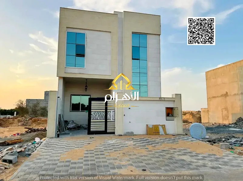 فيلا فاخرة جدًا بتصميم جديد ومبتكر للبيع في منطقة الحيلو، عجمان، موقع مميز وقريب من جميع الخدمات الأساسية و63900608470145114