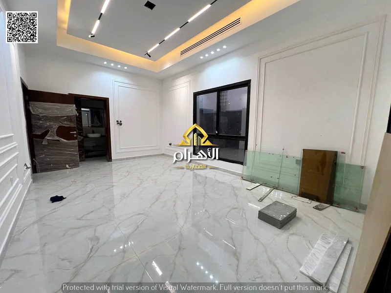 فيلا خلف مول أذى، تشمل رسوم التسجيل ورسوم الملكية، طابقين وسقف كبير63901798555393114