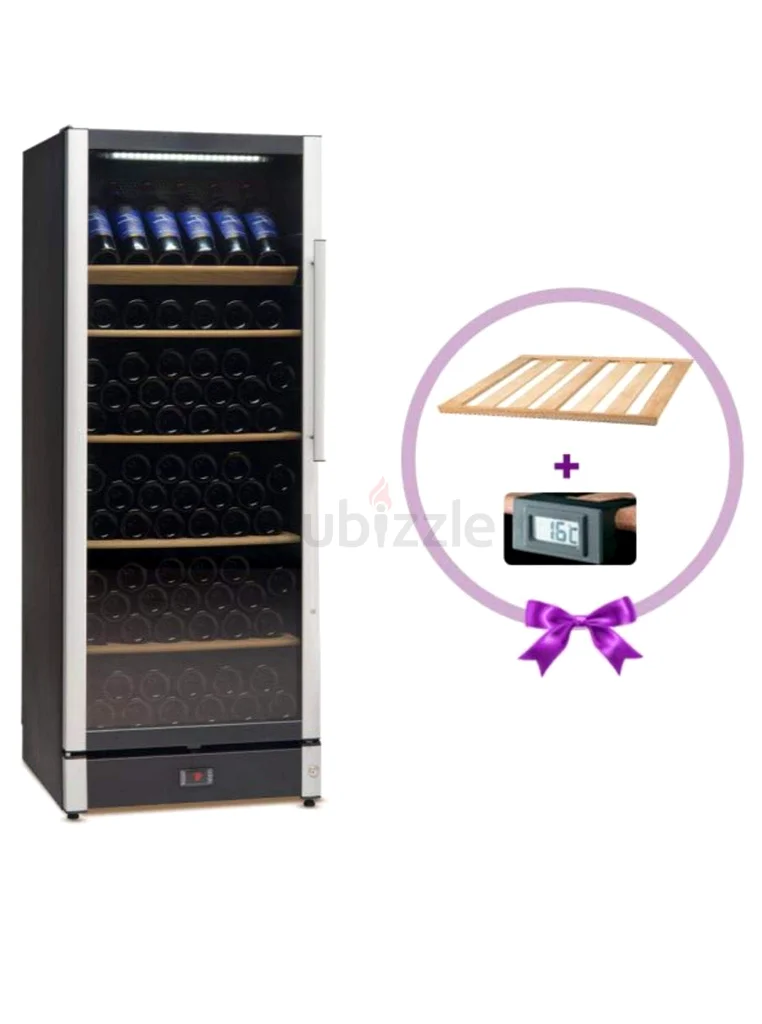 Vestfrost Wine Cooler 147 Bottle Beverage  Wine Cooler W155BLACK Without Box63166183181570111