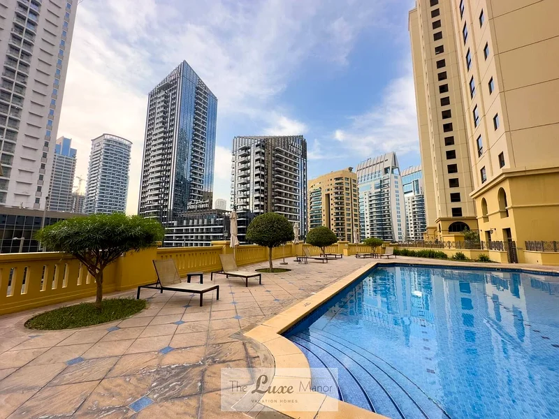 Beachfront 2BR Apartment | Marina Views | Amwaj 4, JBR | AED 15,999/Month | AED 4,499/Week | All Bills Included63831046487043112