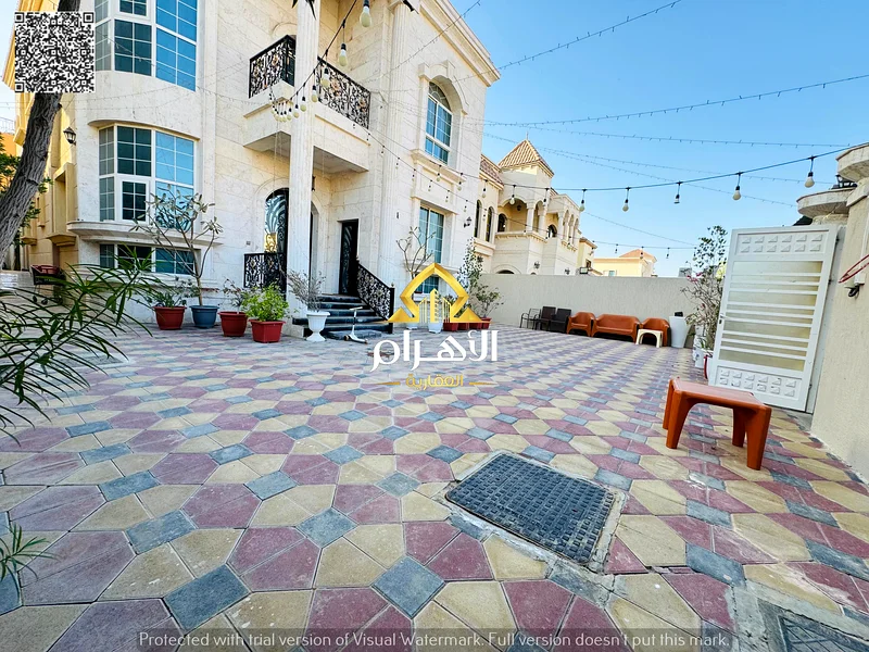 🏡 Classic villa for sale, luxurious modern design, stone facade 💯 Freehold for all nationalities 📍 Al-Muwaihat 1 🏗 Land area 5000 👣 🏗 Building a63868632180994114