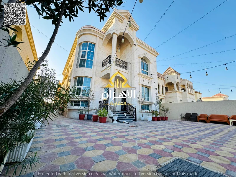 🏡 Classic villa for sale, luxurious modern design, stone facade 💯 Freehold for all nationalities 📍 Al-Muwaihat 1 🏗 Land area 5000 👣 🏗 Building a63868632180994110