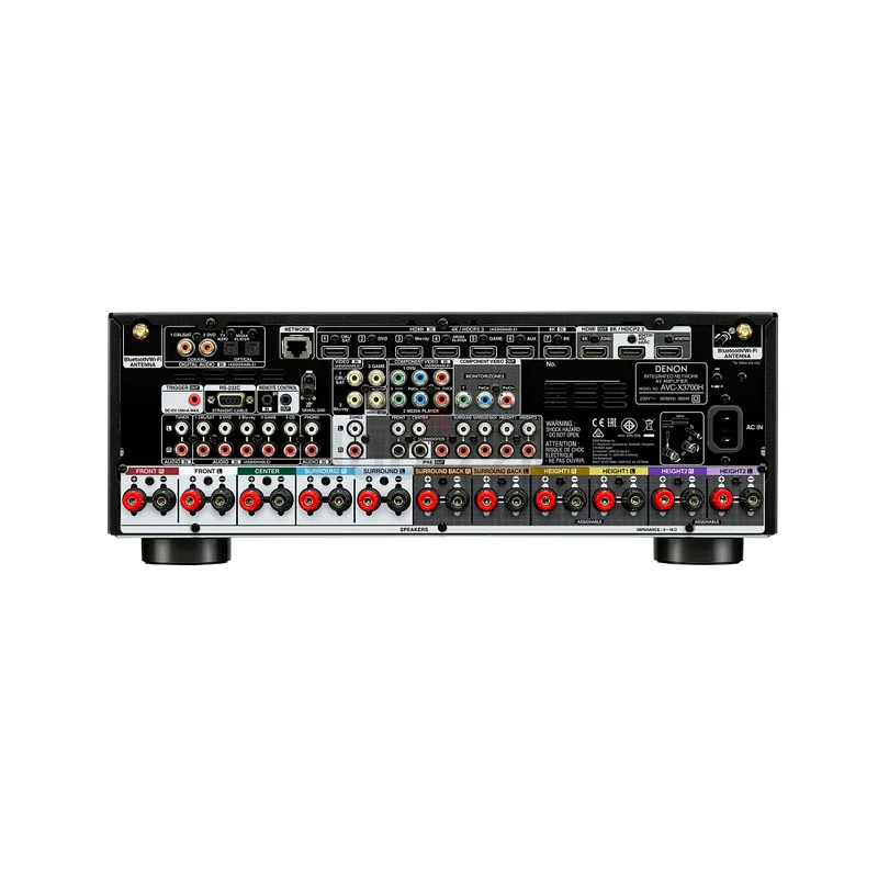 جهاز استقبال AV من Denon بدقة 8K، موديل AVC-X3700H632618370677791112