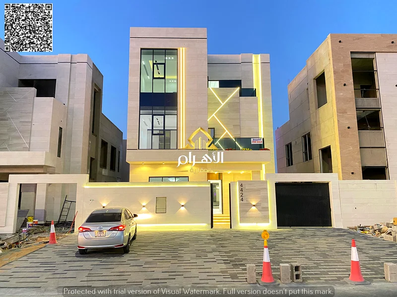 Luxurious 6-room villa with swimming pool and roof, including registration fees, in Al Helio 2, freehold, bank financing, without down payment63903721902465110
