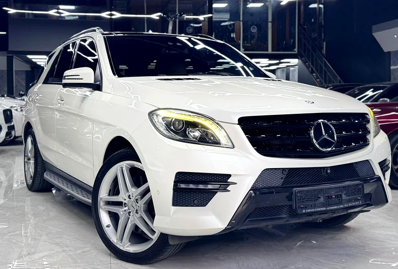 2013 GCC MERCEDES BENZ ML500 AMG V8 FULL OPTION ORIGNAL PAINT AND WARRANTY629336852797451111