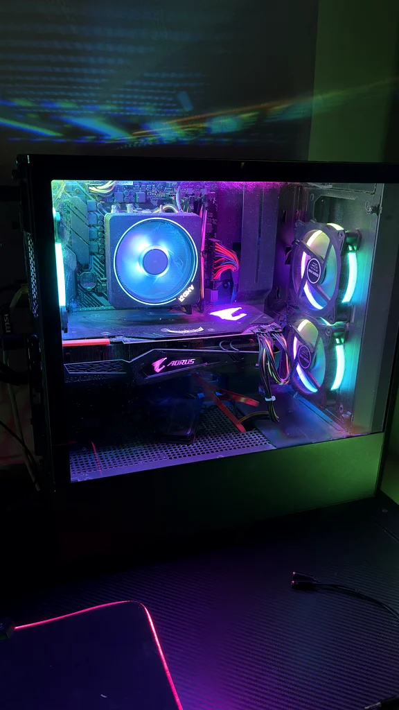 Ryzen 7 + RTX 2080 SUPER Full Gaming PC Setup + Desk + Chair63228832364673112