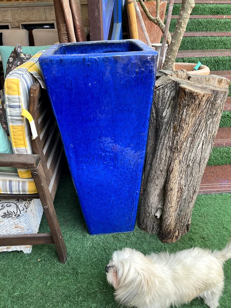 Stunning Blue Decorative Garden Planter63220828168451111