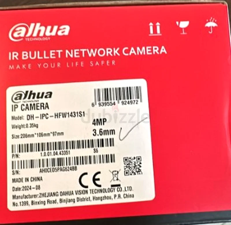 camera Dahua HFW1431S1 - POE - 4 MP63261821500545111