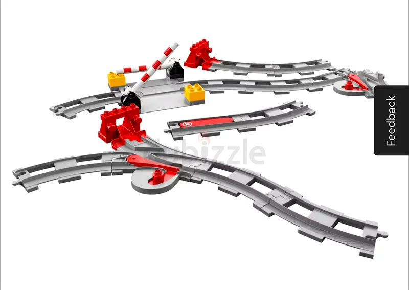 Lego duplo train + tracks63205361683459111