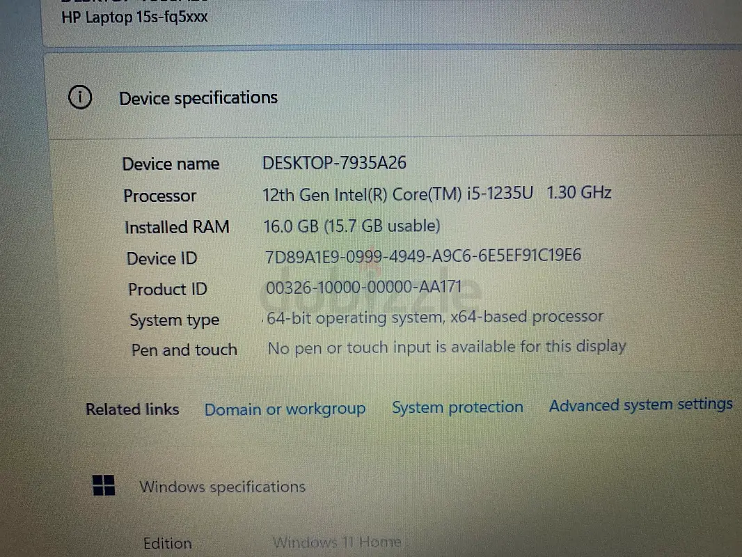 HP 15s laptop63255532770819116