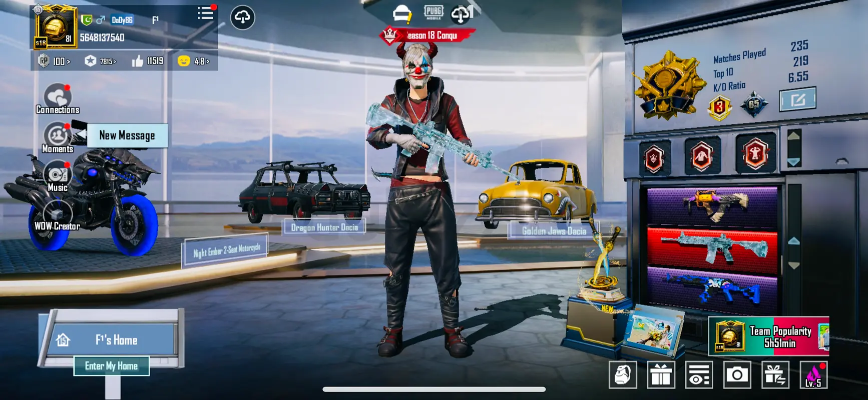 PUBG ACCOUNT PREMIUM FOR SALE!!!!