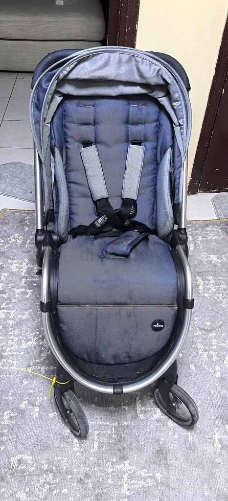 Mima zigi denim stroller cabin approved