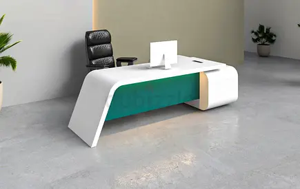 Quad L Shaped Executive Desk