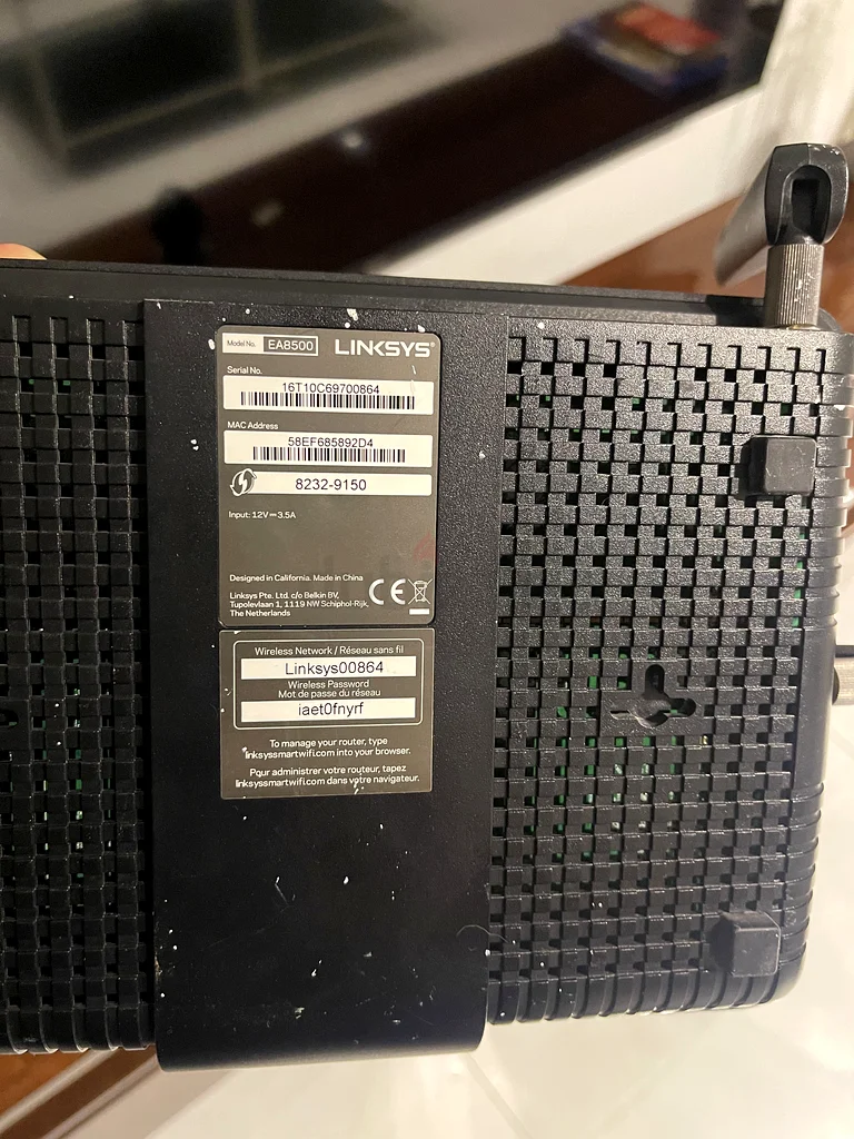 Linksys EA8500 Max Stream Smart Wi-fi Router63255524643969113