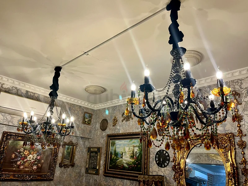 Elegant Vintage Chandeliers x2 Illuminate Your Home with Timeless Charm!63220830438402114