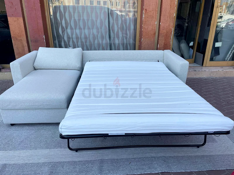 ikea vimle L shape sofa bed Beige Excellent condition63216352948098111