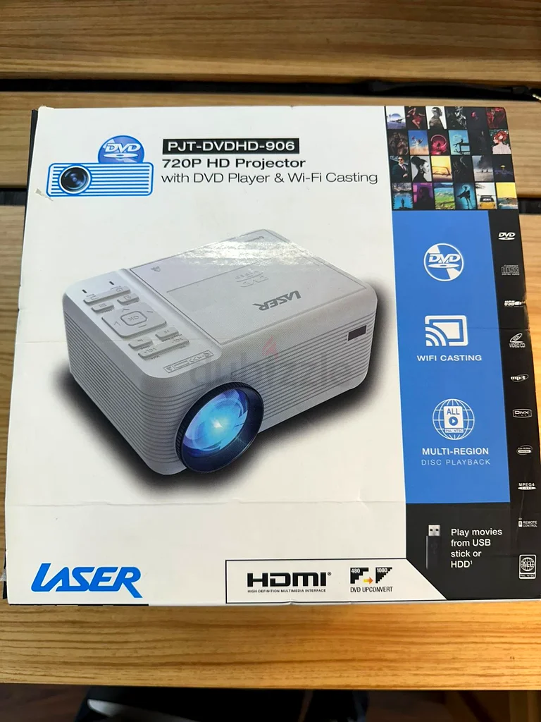LASER PJT-DVDHD-906 MULTMEDIA DVD PROIECTOR63264092352258111