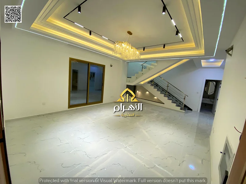 🏡 For sale, a luxurious villa in Al Helio 2 - Ajman | Two floors and a roof | Spacious area and high-end finishes | The price includes63904245697794113