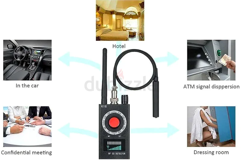 Gulflink K18 Detector Hotel Anti-sneak Camera Anti-eavesdropping Anti-monitoring Camera Detector GPS63262939414657114