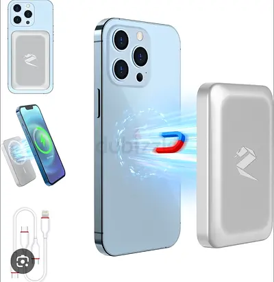 Magnetic Wireless Power Bank 3850mAh External battery wireless charger for iphone