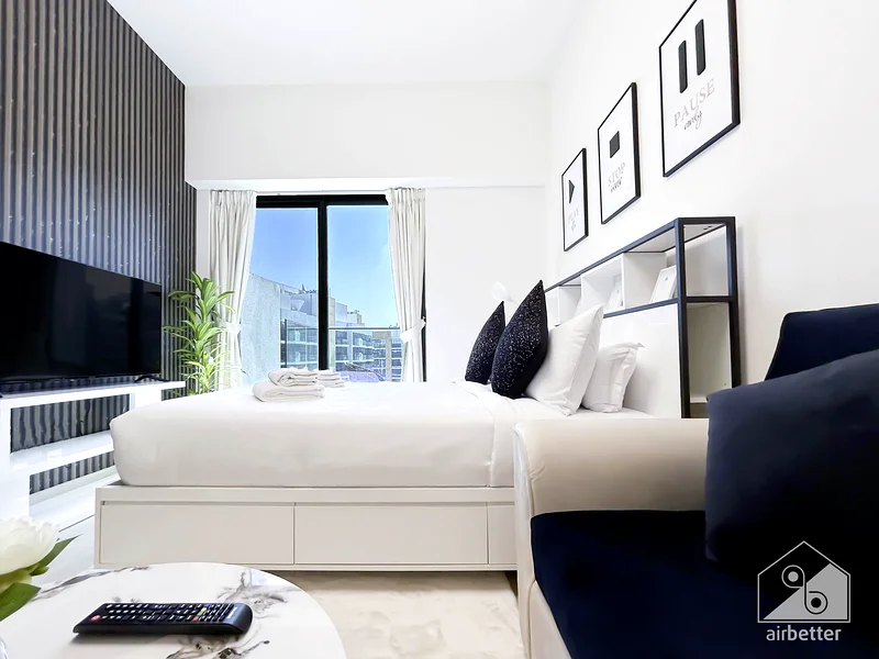 Elegance Studio at Aziz Riviera with balcony - All bills included+ Wi-Fi + Parking63832616877570111