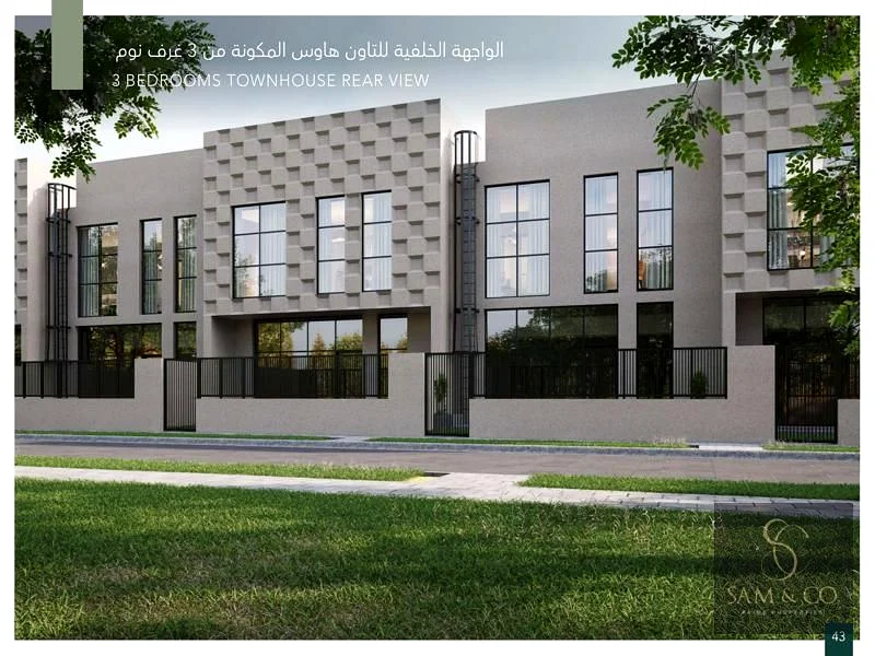 تاون هاوس من 3 غرف نوم في حيّان – احجز بخصم 10% | وادفع على مدى 6 سنوات63200102592386111