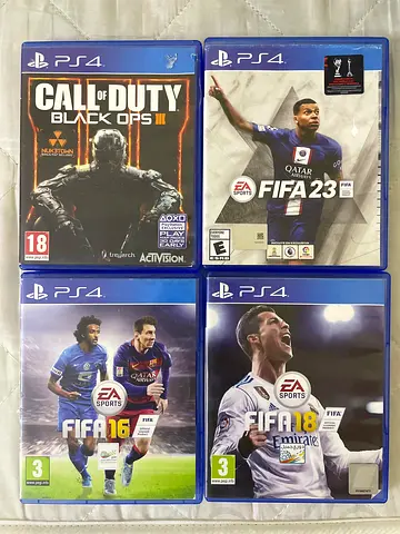 Ultimate PS4 Game Bundle: FIFA 16, 18, 23  Call of Duty: Black Ops III!