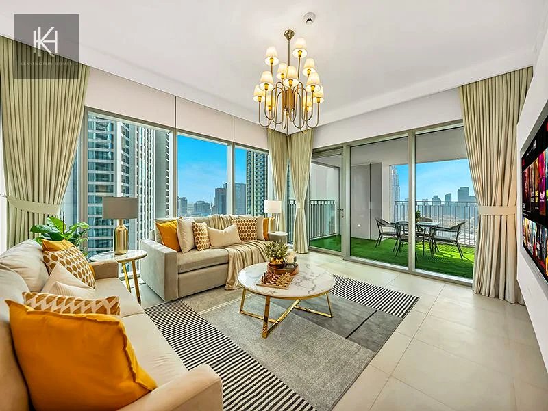 No Commission ! Free Bills ! Stunning Furnished 3BR Apartment in Downtown Views II T163829053942659113