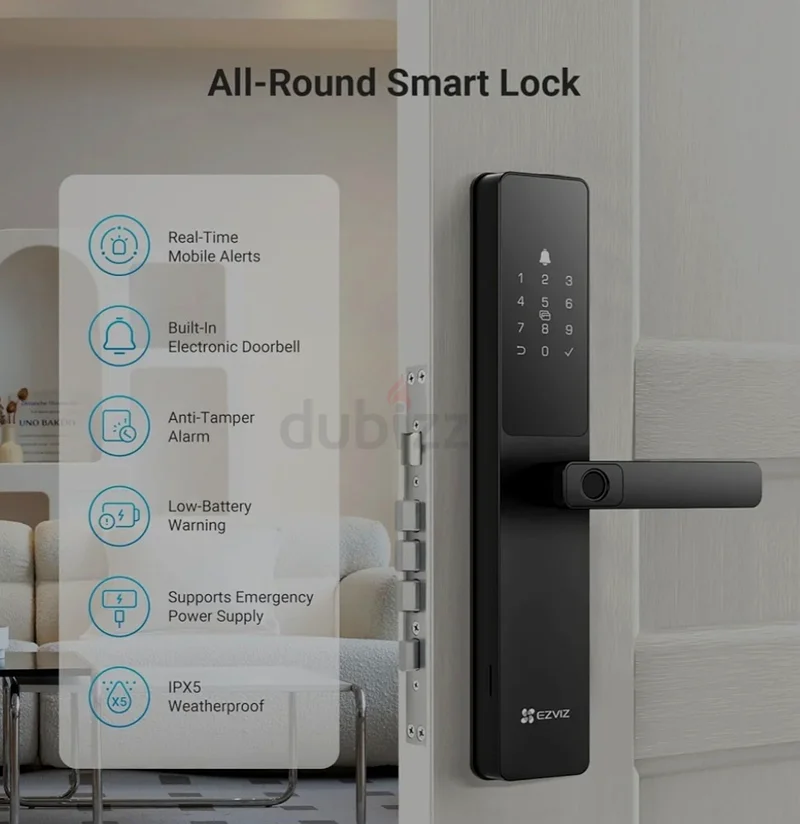 قفل EZVIZ الذكي الأنيق والذكي لأقصى درجات أمان المنزل63262392649987111