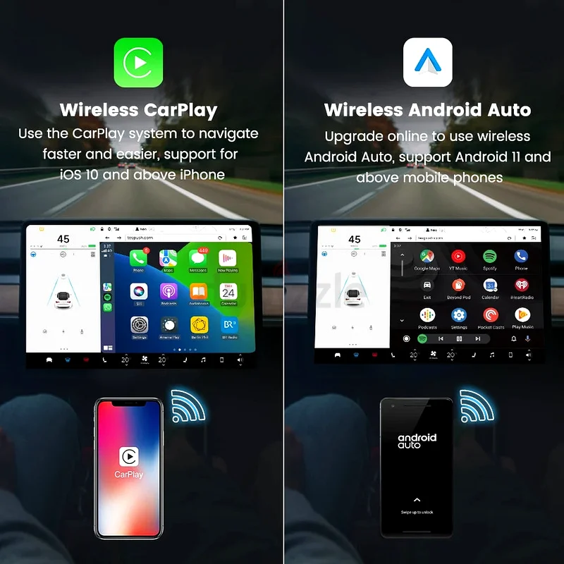 carlinkitbox T2C Tesla Wireless Apple Carplay Adapter - Upgrade Your Tesla With Wireless Apple63263524429185113