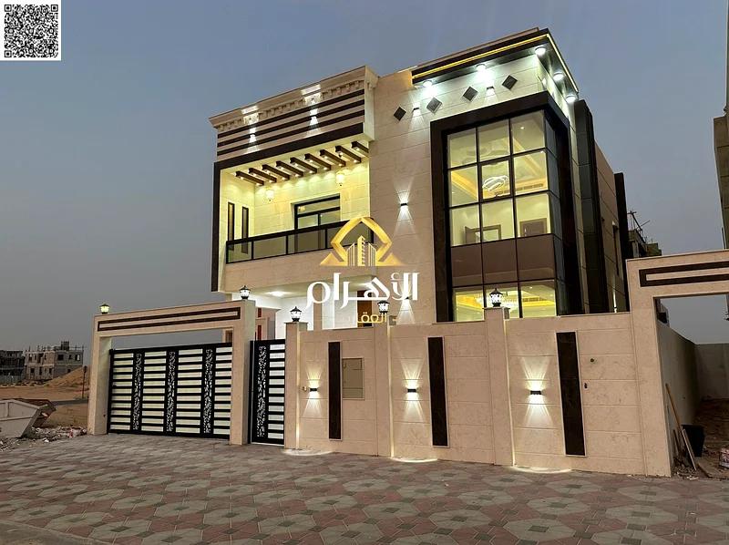For sale, a villa, including registration and ownership fees, air conditioners, two floors, barbecue area, large courtyard, freehold for all nationali63904357259906111