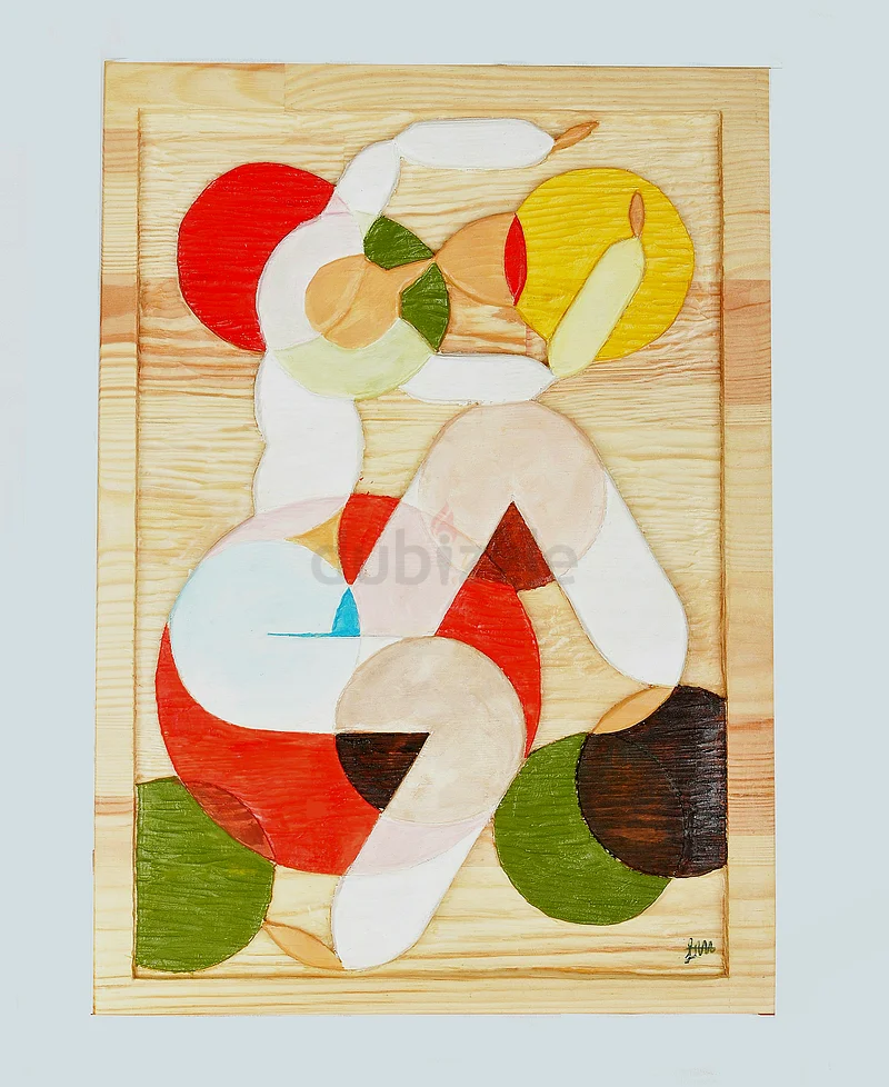 Art piece - Pine wood art piece 40x30x1.863207894896514112