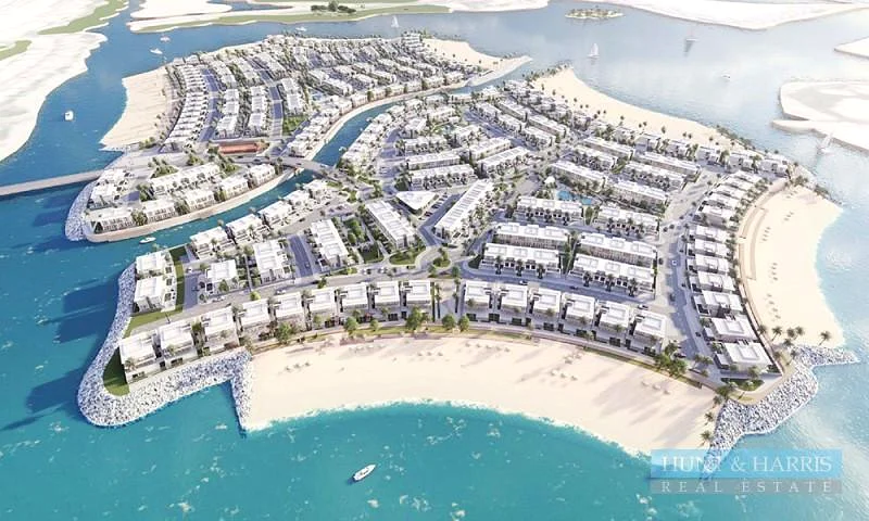 منزل تاون هاوس مكون من غرفتي نوم للبيع في قرية الحمرا - العيش على الواجهة المائية63860448532994113