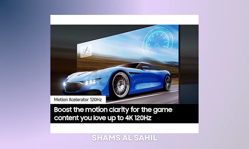 تلفزيون ألعاب بحجم 75 بوصة، تلفزيون ذكي من سامسونج بحجم 75 بوصة بدقة QLED و4K، بتقنية Dual LED، وتستير 120 هرتز، مع دعم Quantum HDR63267358882818114
