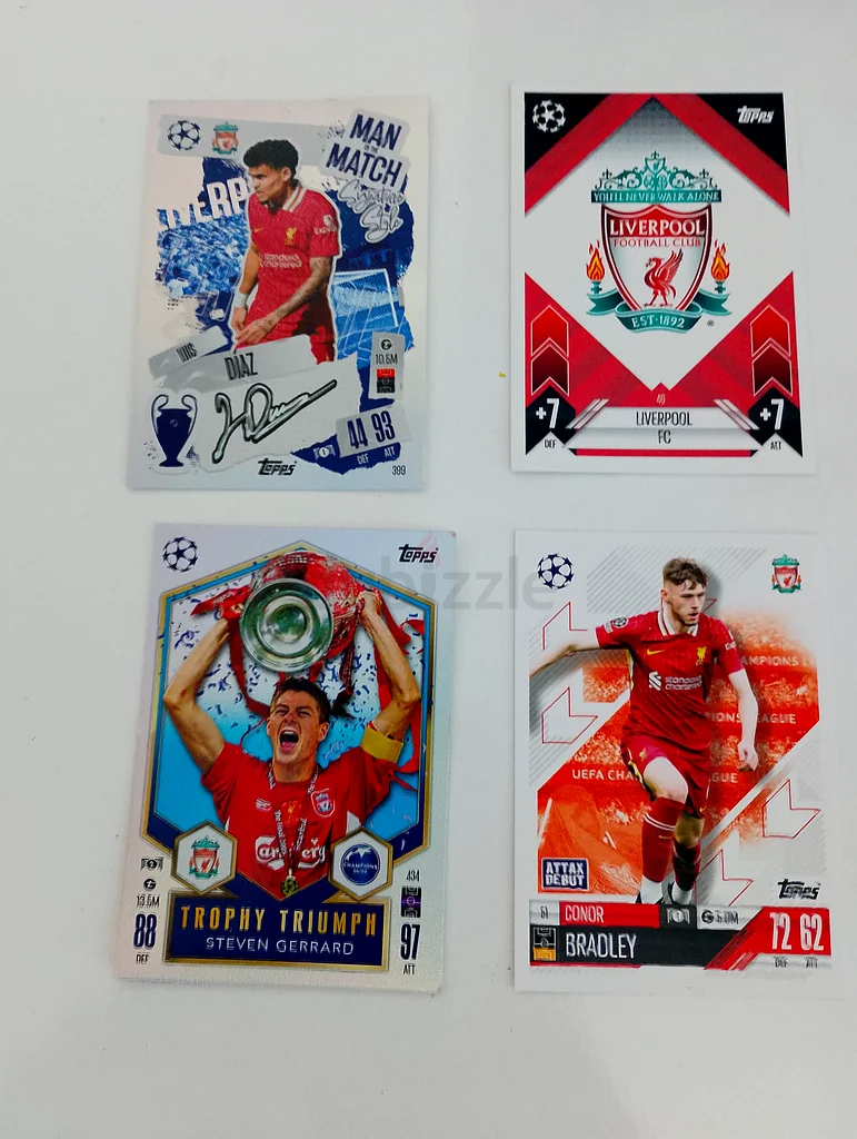 Limited Edition Liverpool FC Collectible Cards63208860662787110