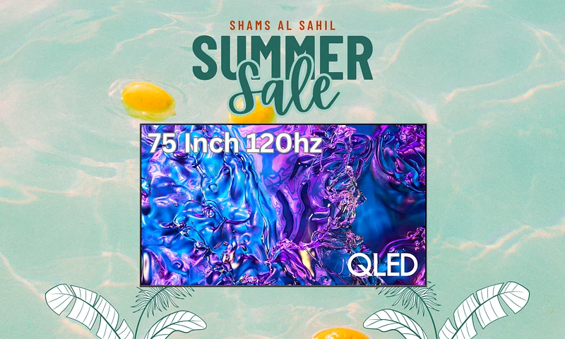 تلفزيون ألعاب بحجم 75 بوصة، تلفزيون ذكي من سامسونج بحجم 75 بوصة بدقة QLED و4K، بتقنية Dual LED، وتستير 120 هرتز، مع دعم Quantum HDR63267358882818111