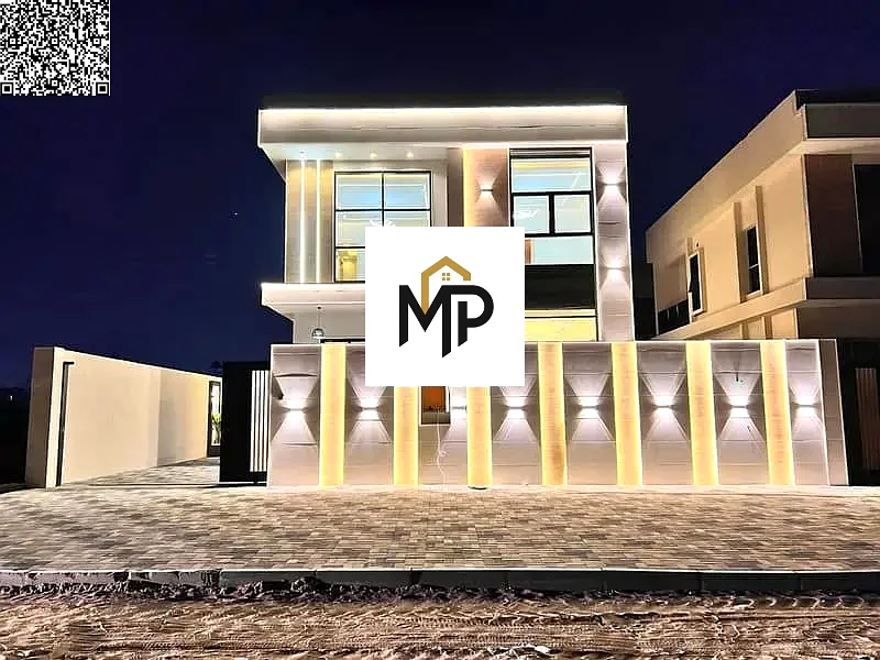 Hurry up and book your villa, ready with the key, including registration fees, freehold, in the most prestigious location in Al Helio, Ajman63904952143619110