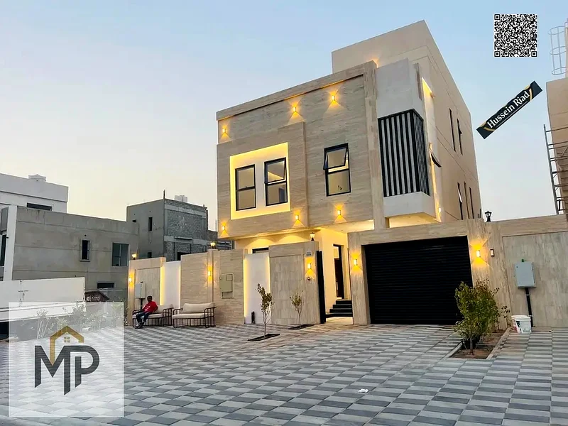 Luxury villa for sale, including water, electricity, air conditioning, and a private pool, with no service fees, behind Azha Mall and Complex, free of63904465238146114