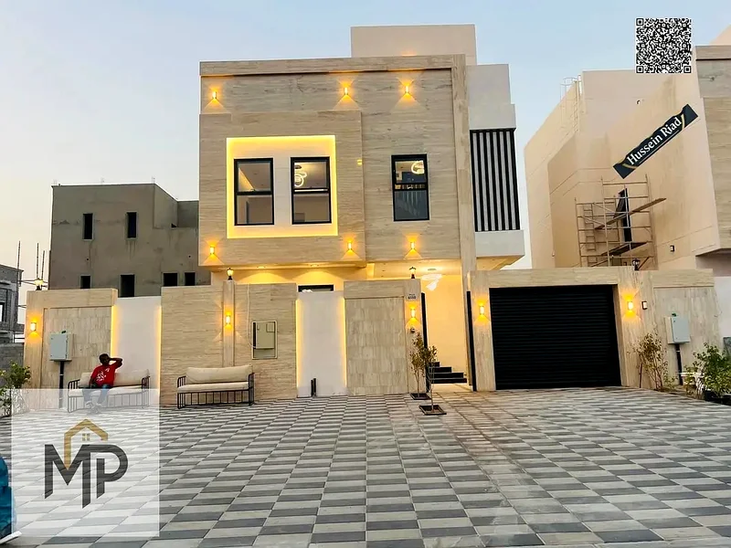 Luxury villa for sale, including water, electricity, air conditioning, and a private pool, with no service fees, behind Azha Mall and Complex, free of63904465238146110
