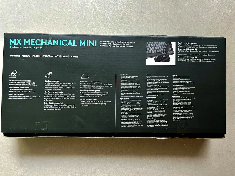 لوحة مفاتيح ميكانيكية جديدة تمامًا من لوحيتك MX Keys Mini – علبة مفتوحة63255001905793113