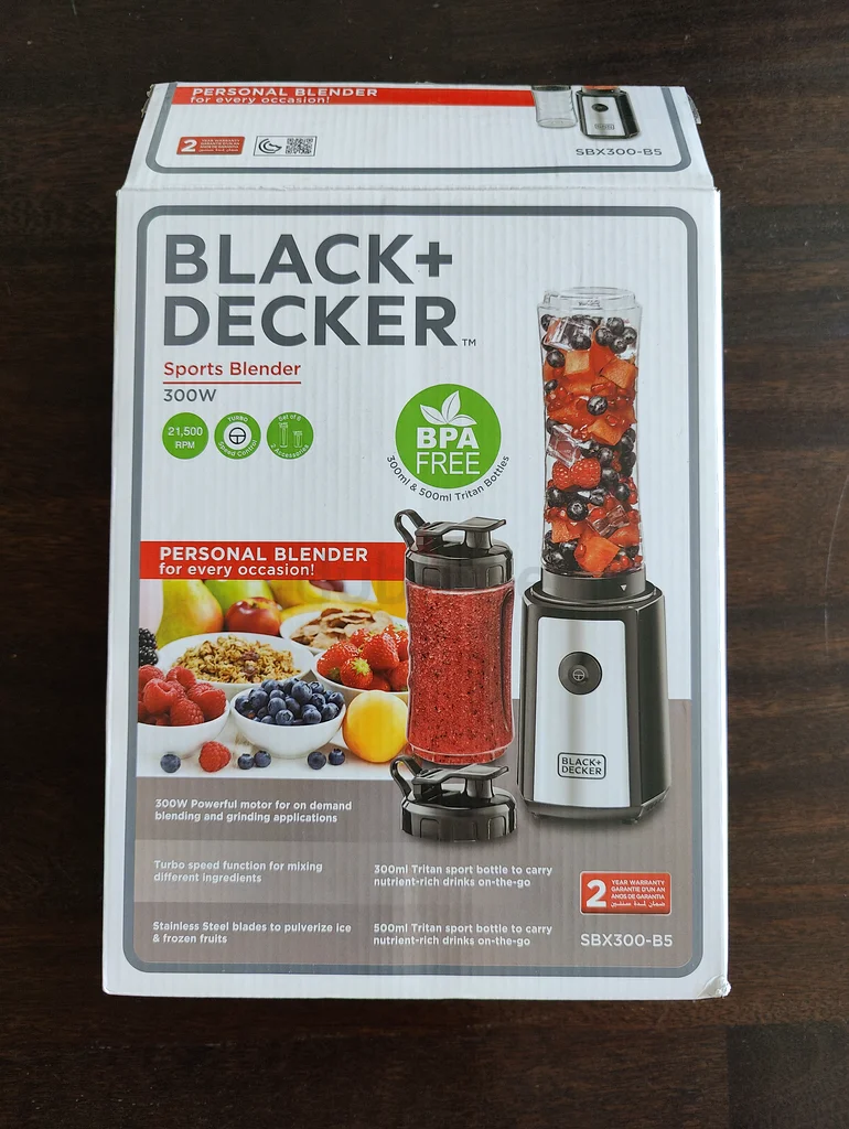 Black + Decker Blender Sports Personal 300W632555425254411127