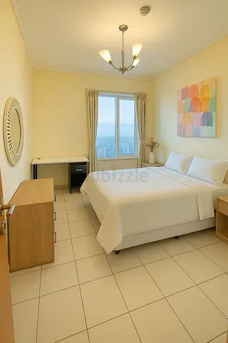 Sea View King Room | 1 Min to Metro | Fully Furnished |