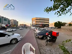 Corner of two streets on Sheikh Ammar Street with a wide setback, a very excellent location and a re