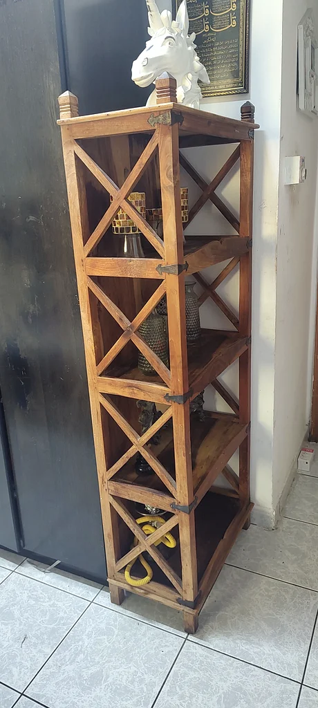 رف مكتبة من الخشب الصلب63219344579713113