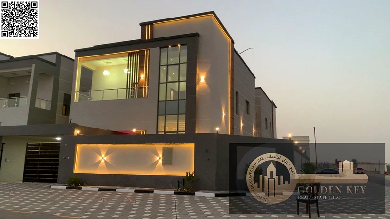 فيلا مع مساحة أرض أكبر ومنطقة زاوية للبيع في عجمان الهيلو 163892909496451110
