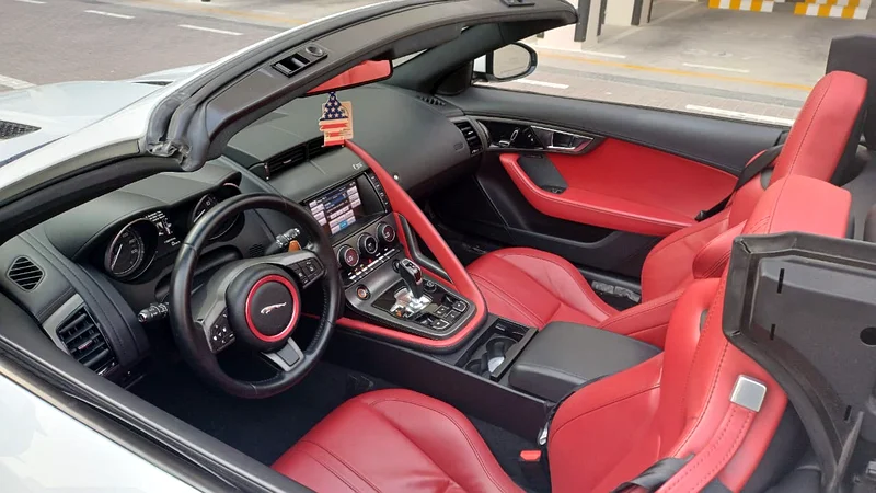 JAGUAR F TYPE S SPORT CONVERTIBLE GCC IN PERFECT CONDITION62934683771395113