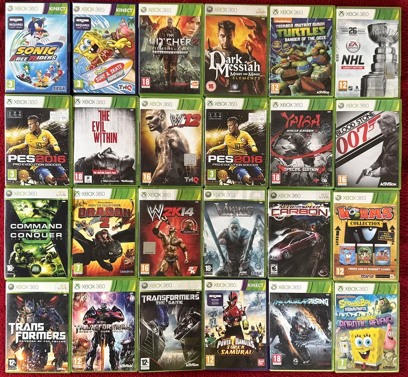 ألعاب Xbox 360 بسعر 75 درهمًا63228833383298111