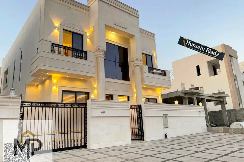 🏡 Luxury classic villa for sale in Al Helio - Ajman, including registration, ownership, water and electricity fees63904465194627112