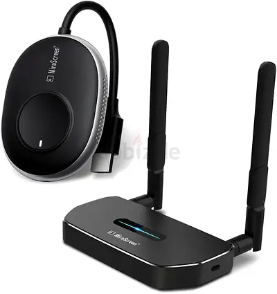 J/E Wireless Receiver Set Wireless Display Adapter Support 4K Image Quality Long Transmission Distan